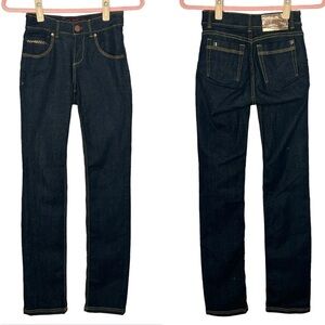 Pavi Italy Dark Wash Mid Rise Skinny Jeans